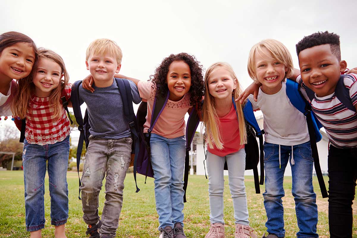Group of diverse youth Group of diverse youth